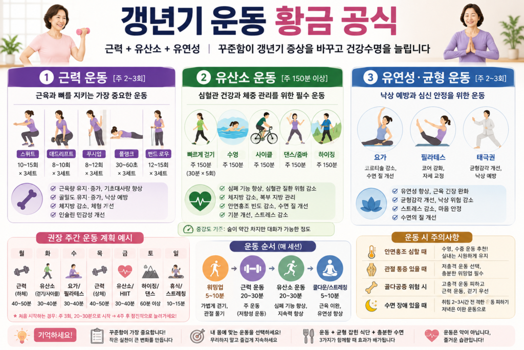 갱년기 운동