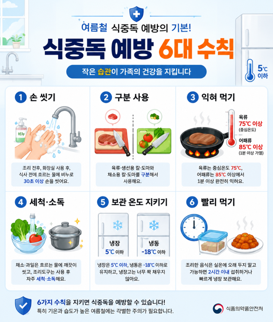 식중독 예방 수칙